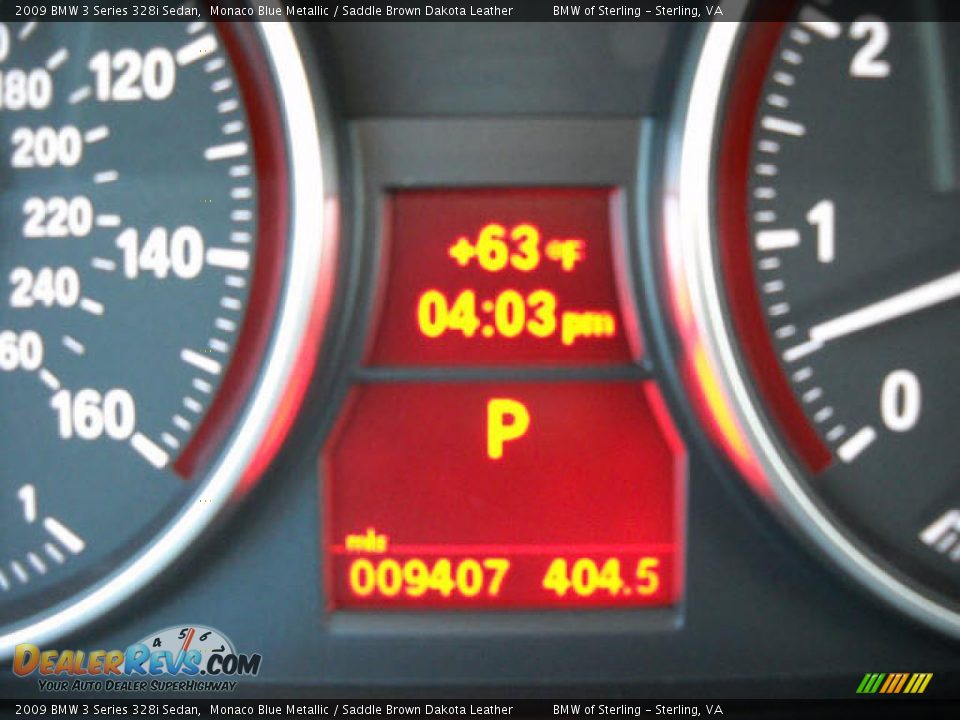 2009 BMW 3 Series 328i Sedan Monaco Blue Metallic / Saddle Brown Dakota Leather Photo #16
