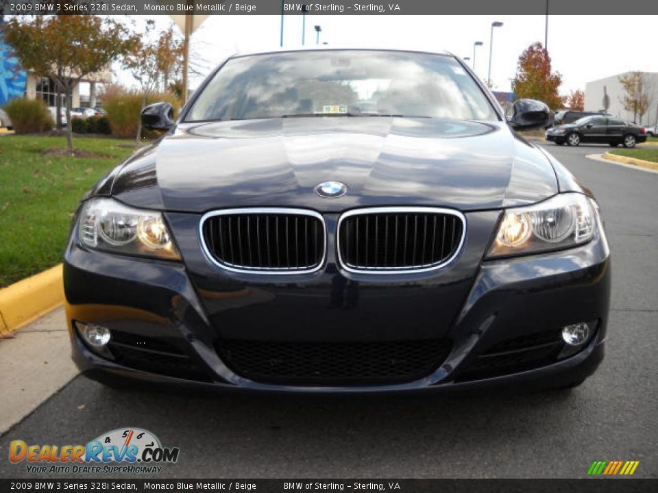2009 BMW 3 Series 328i Sedan Monaco Blue Metallic / Beige Photo #8