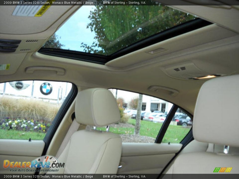 2009 BMW 3 Series 328i Sedan Monaco Blue Metallic / Beige Photo #13