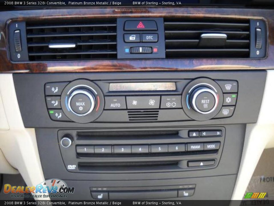 2008 BMW 3 Series 328i Convertible Platinum Bronze Metallic / Beige Photo #11
