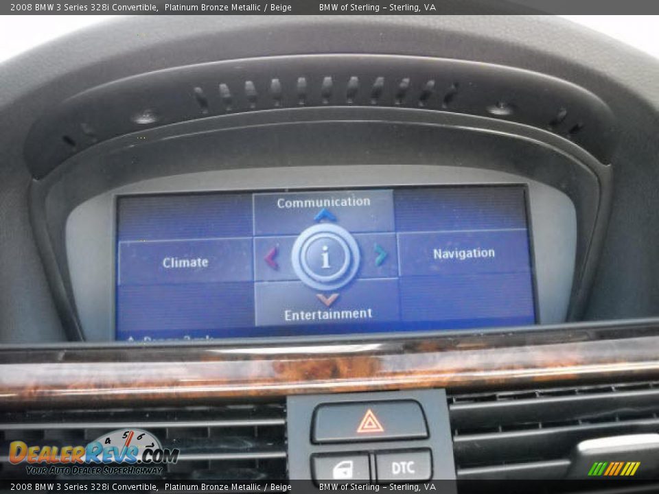 2008 BMW 3 Series 328i Convertible Platinum Bronze Metallic / Beige Photo #12
