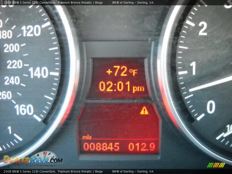 2008 BMW 3 Series 328i Convertible Platinum Bronze Metallic / Beige Photo #16