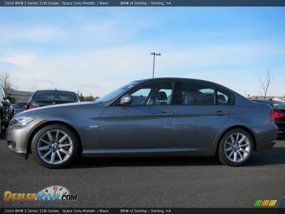 2009 BMW 3 Series 328i Sedan Space Grey Metallic / Black Photo #2