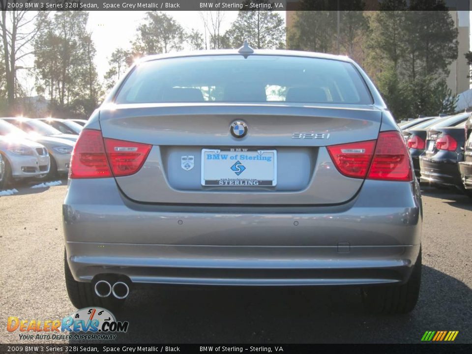 2009 BMW 3 Series 328i Sedan Space Grey Metallic / Black Photo #6