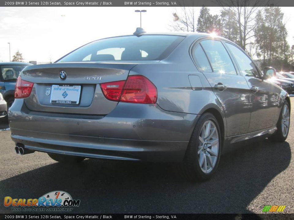 2009 BMW 3 Series 328i Sedan Space Grey Metallic / Black Photo #7