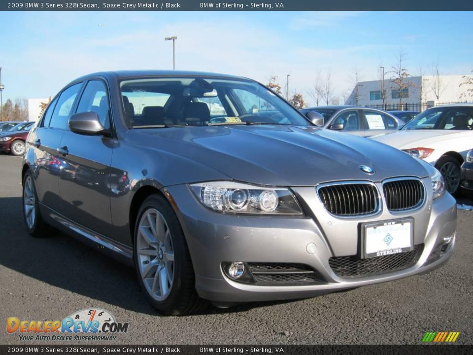 2009 BMW 3 Series 328i Sedan Space Grey Metallic / Black Photo #9