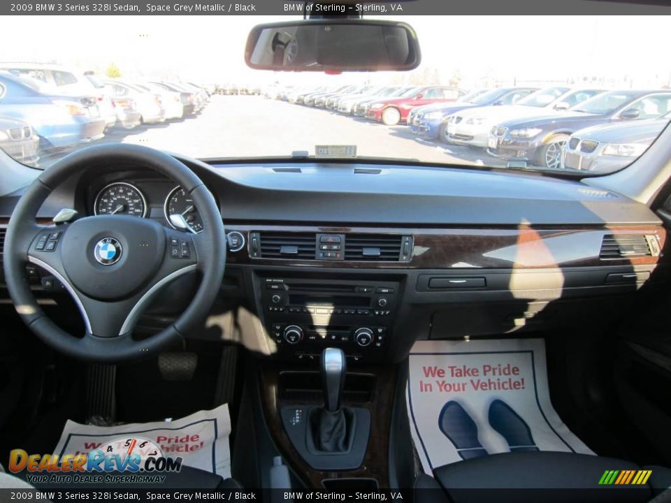 2009 BMW 3 Series 328i Sedan Space Grey Metallic / Black Photo #12