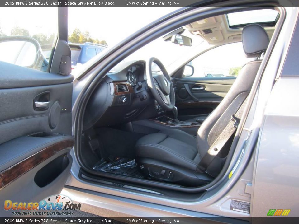 2009 BMW 3 Series 328i Sedan Space Grey Metallic / Black Photo #19