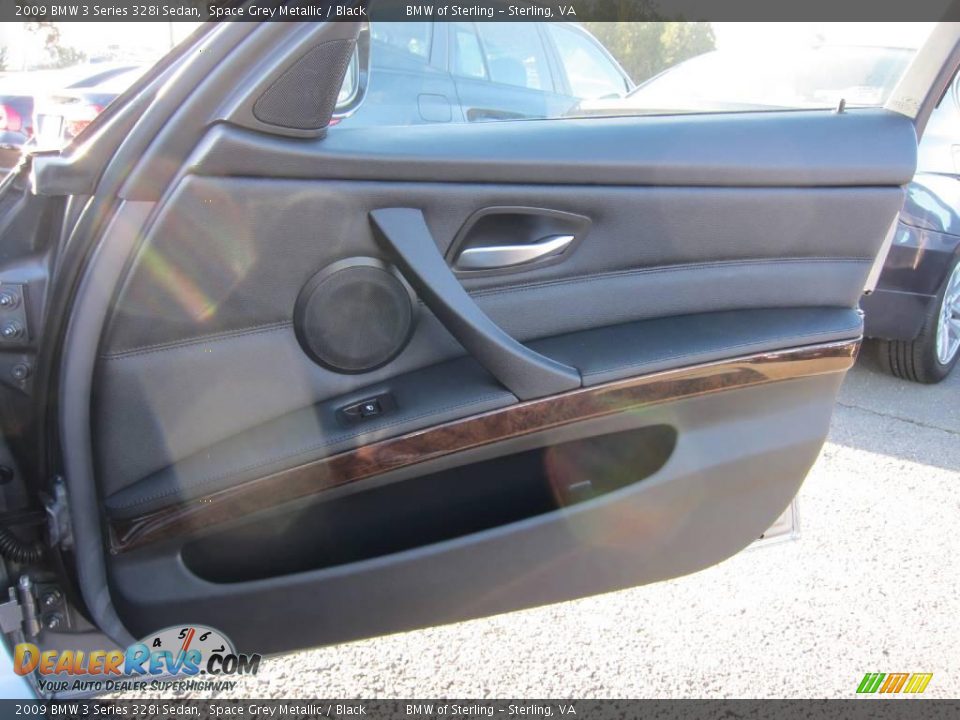 2009 BMW 3 Series 328i Sedan Space Grey Metallic / Black Photo #22