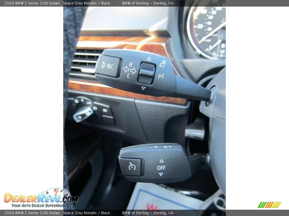2009 BMW 3 Series 328i Sedan Space Grey Metallic / Black Photo #29