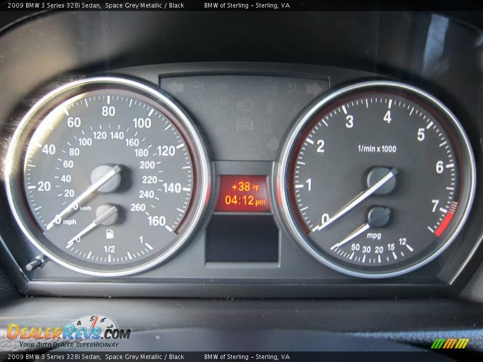 2009 BMW 3 Series 328i Sedan Space Grey Metallic / Black Photo #33