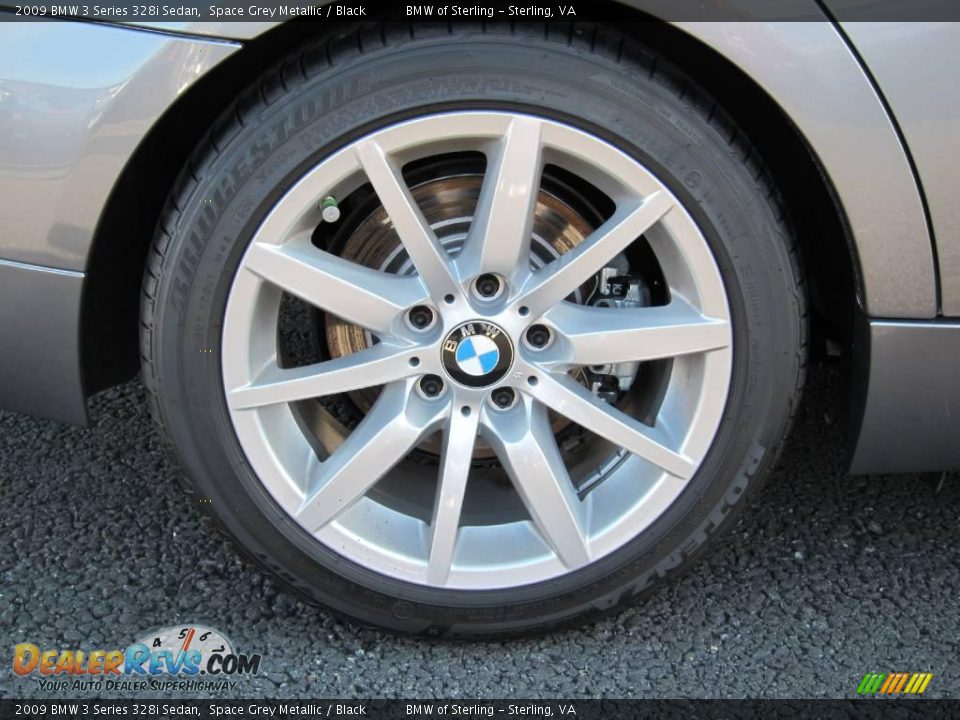 2009 BMW 3 Series 328i Sedan Space Grey Metallic / Black Photo #36