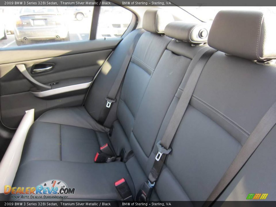 2009 BMW 3 Series 328i Sedan Titanium Silver Metallic / Black Photo #14