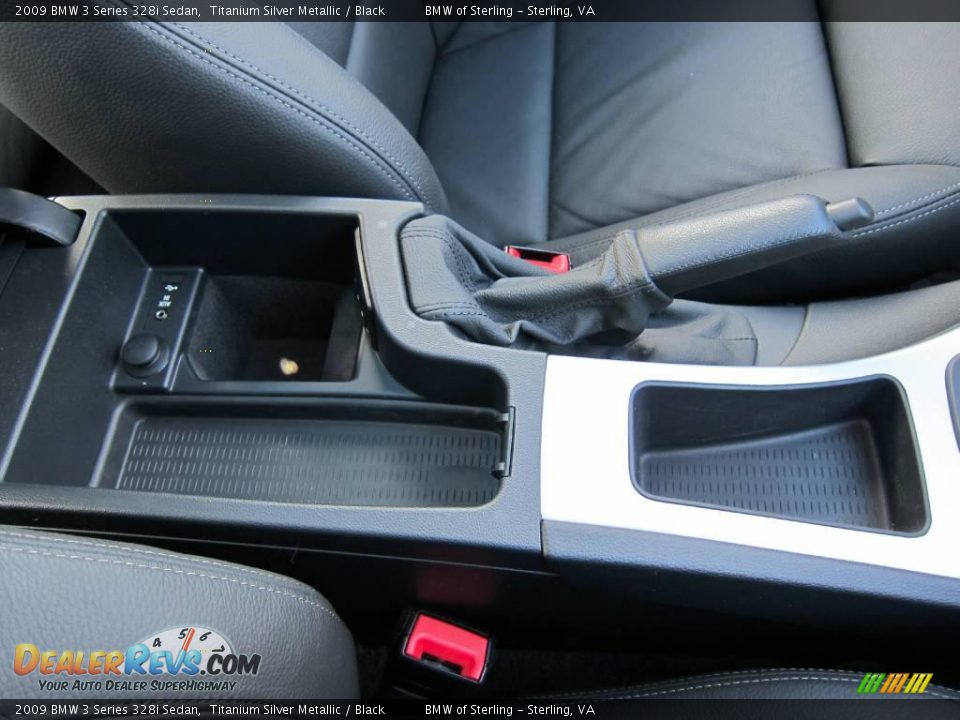 2009 BMW 3 Series 328i Sedan Titanium Silver Metallic / Black Photo #24