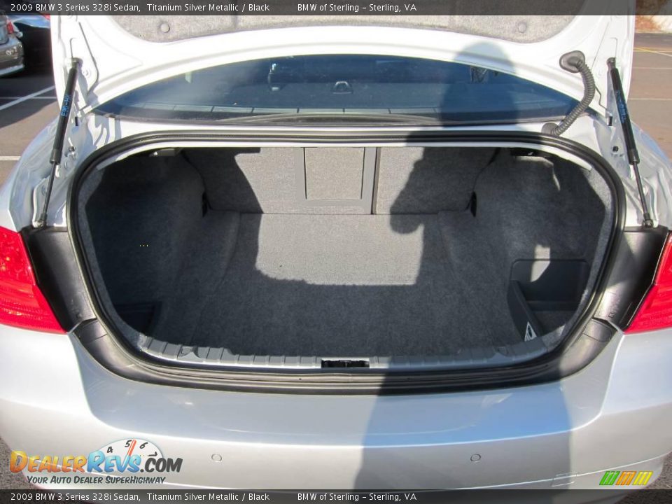 2009 BMW 3 Series 328i Sedan Titanium Silver Metallic / Black Photo #33