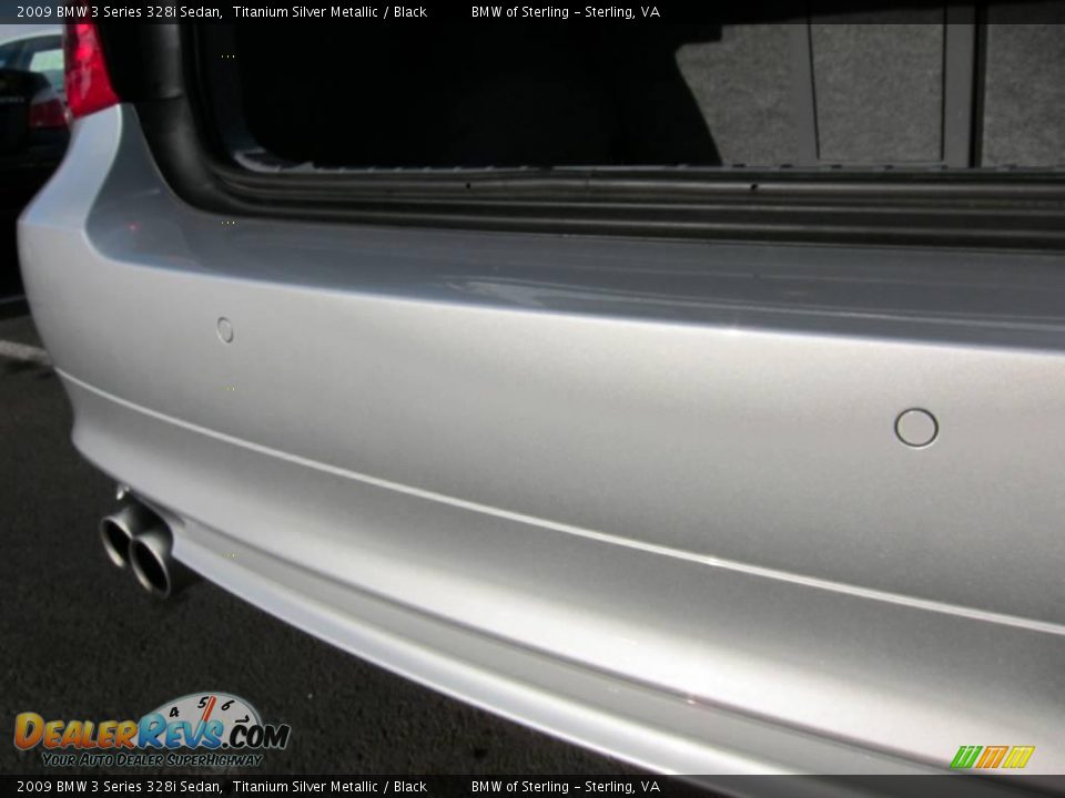 2009 BMW 3 Series 328i Sedan Titanium Silver Metallic / Black Photo #34