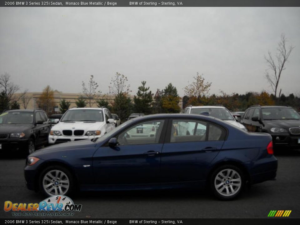 2006 BMW 3 Series 325i Sedan Monaco Blue Metallic / Beige Photo #2