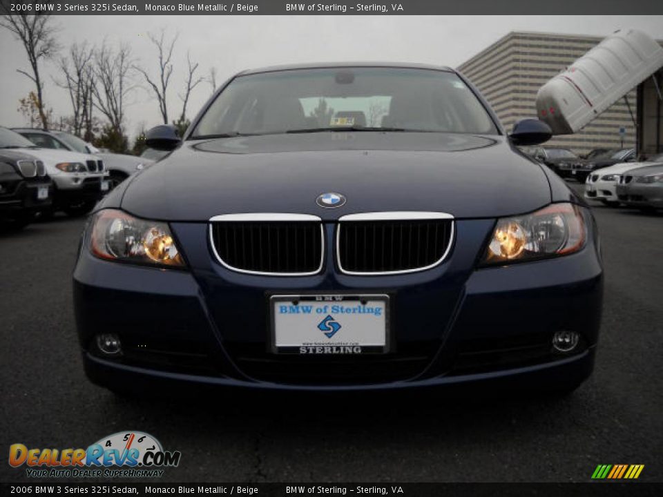 2006 BMW 3 Series 325i Sedan Monaco Blue Metallic / Beige Photo #7