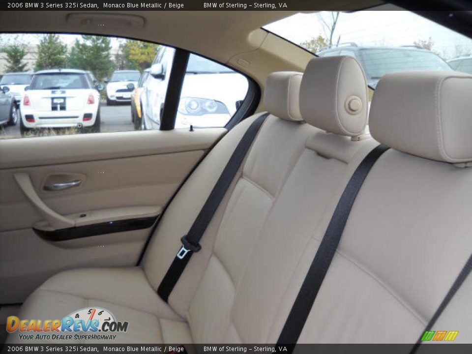 2006 BMW 3 Series 325i Sedan Monaco Blue Metallic / Beige Photo #11