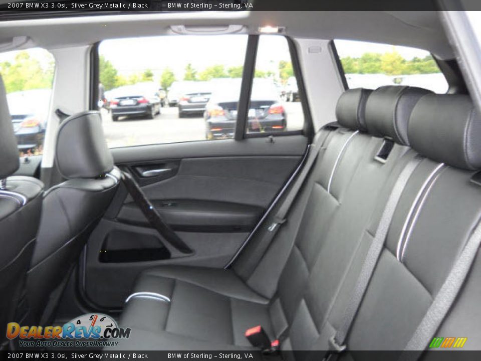 2007 BMW X3 3.0si Silver Grey Metallic / Black Photo #12