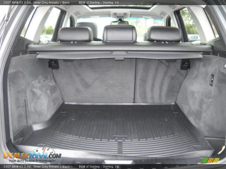 2007 BMW X3 3.0si Silver Grey Metallic / Black Photo #13