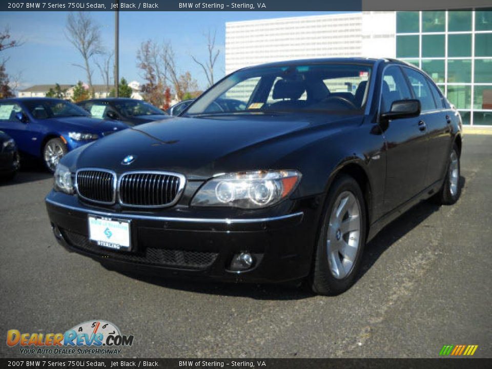 2007 BMW 7 Series 750Li Sedan Jet Black / Black Photo #1