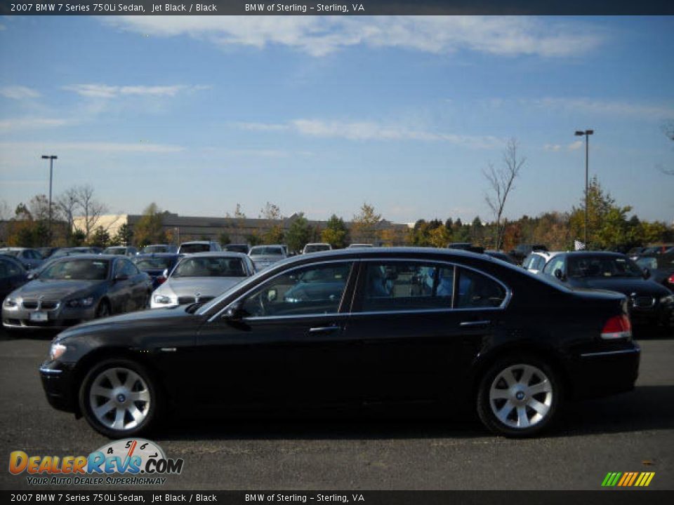 2007 BMW 7 Series 750Li Sedan Jet Black / Black Photo #2