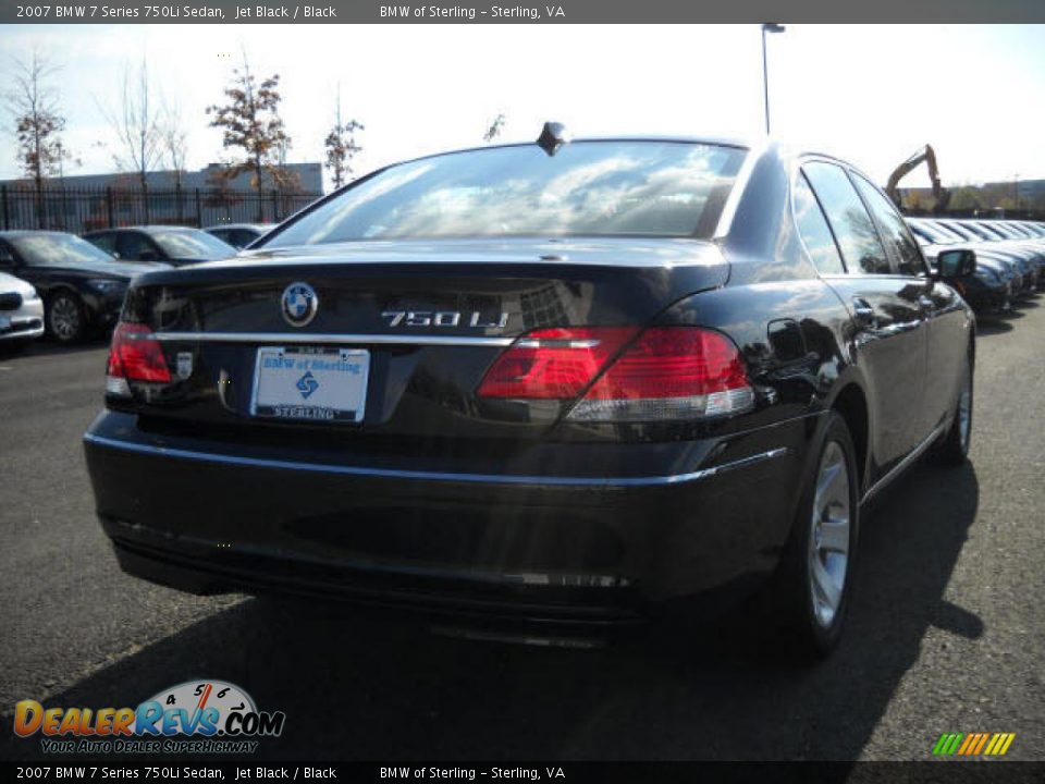 2007 BMW 7 Series 750Li Sedan Jet Black / Black Photo #5