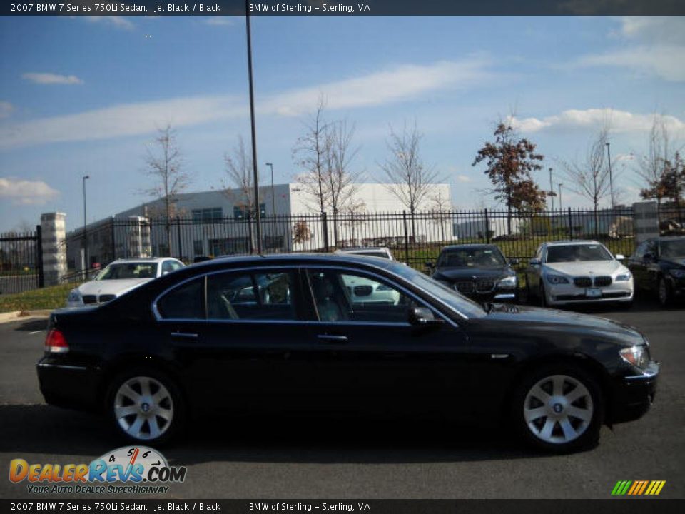 2007 BMW 7 Series 750Li Sedan Jet Black / Black Photo #6
