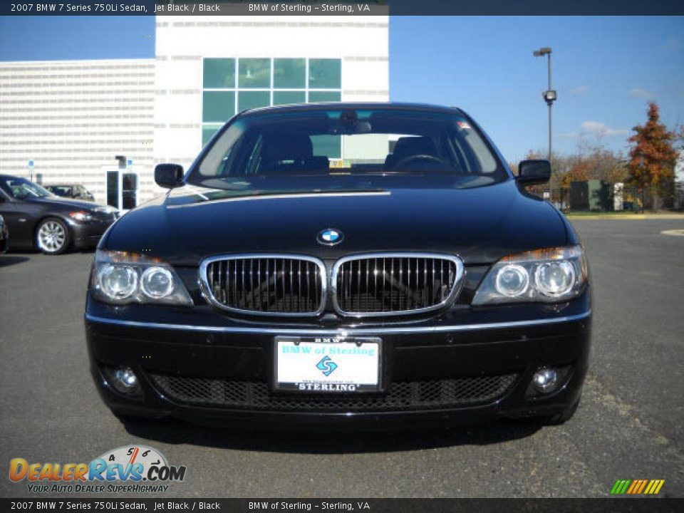 2007 BMW 7 Series 750Li Sedan Jet Black / Black Photo #8