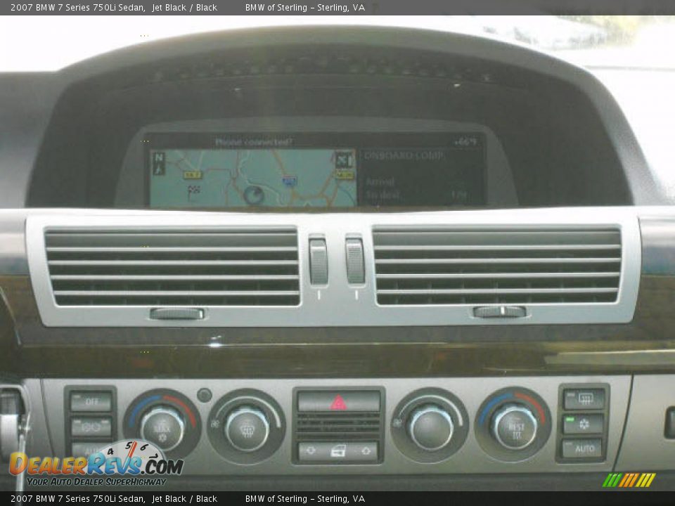2007 BMW 7 Series 750Li Sedan Jet Black / Black Photo #11
