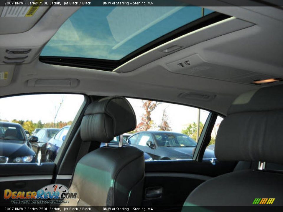 2007 BMW 7 Series 750Li Sedan Jet Black / Black Photo #13