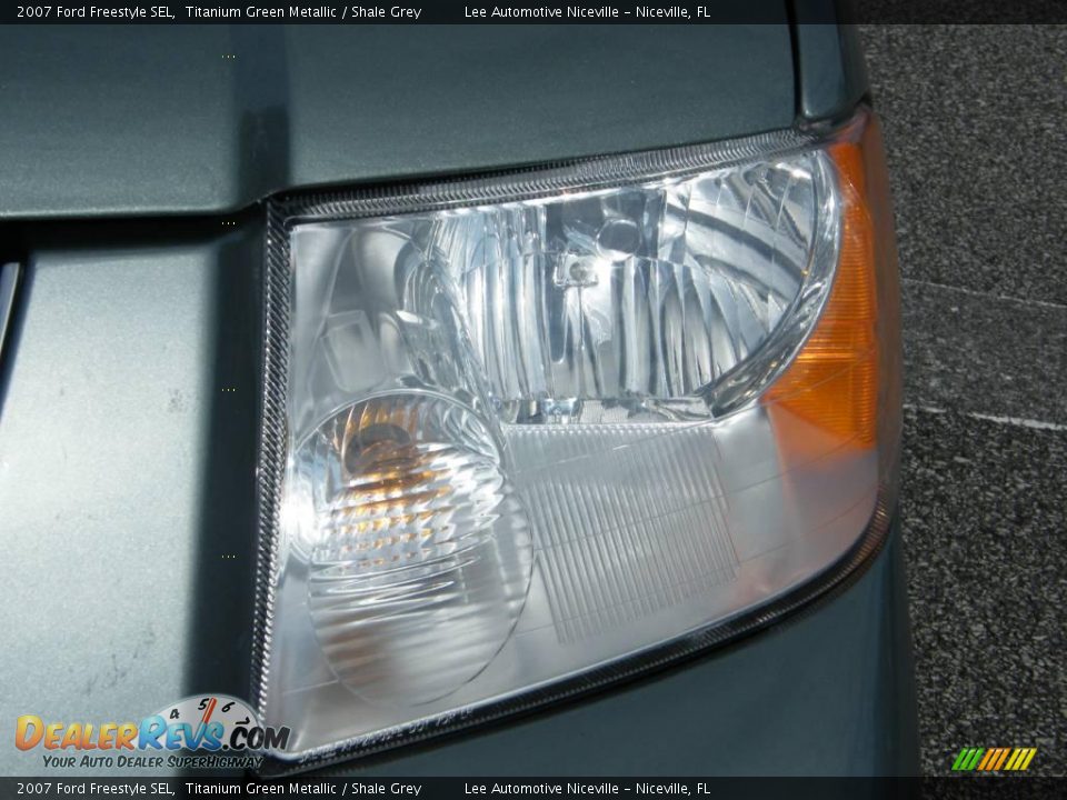 2007 Ford Freestyle SEL Titanium Green Metallic / Shale Grey Photo #9