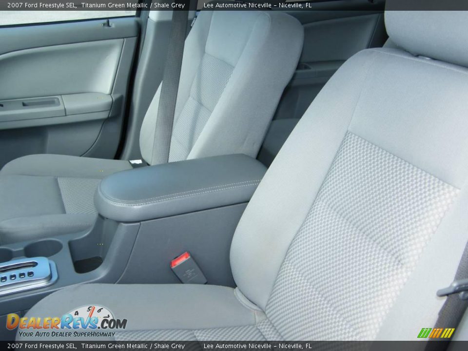 2007 Ford Freestyle SEL Titanium Green Metallic / Shale Grey Photo #14