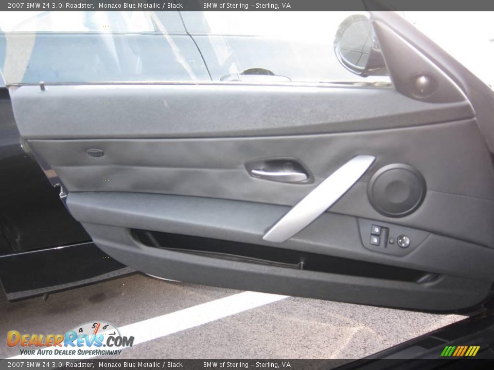 2007 BMW Z4 3.0i Roadster Monaco Blue Metallic / Black Photo #14