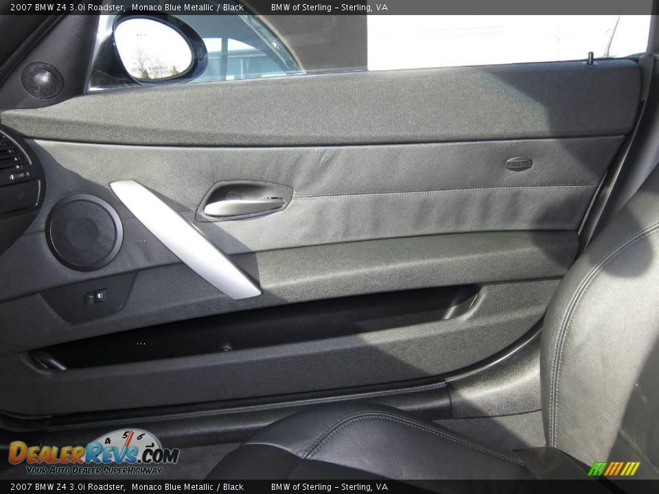 2007 BMW Z4 3.0i Roadster Monaco Blue Metallic / Black Photo #15