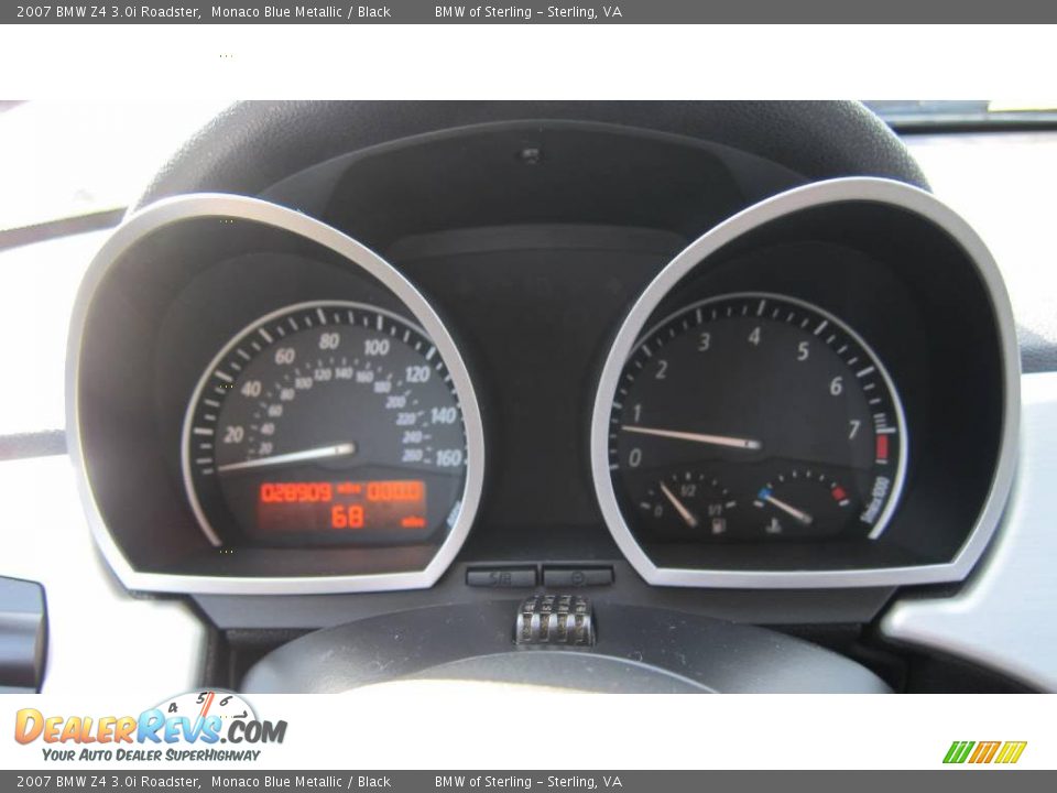 2007 BMW Z4 3.0i Roadster Monaco Blue Metallic / Black Photo #23