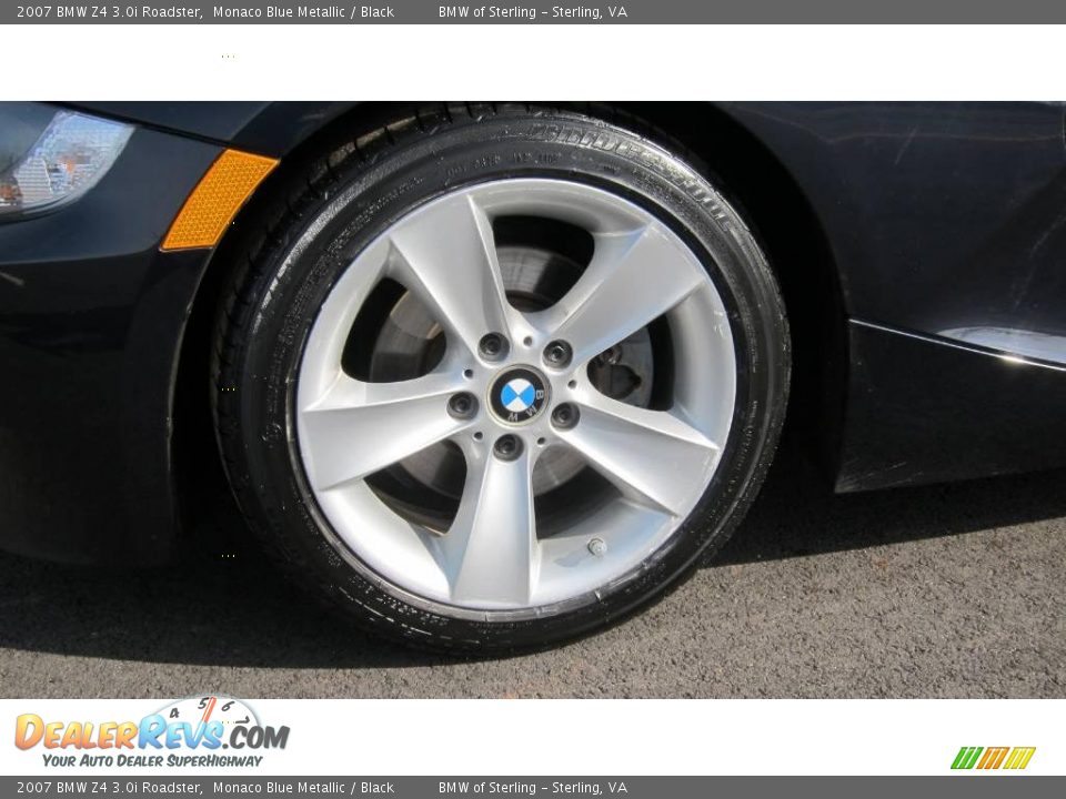 2007 BMW Z4 3.0i Roadster Monaco Blue Metallic / Black Photo #34
