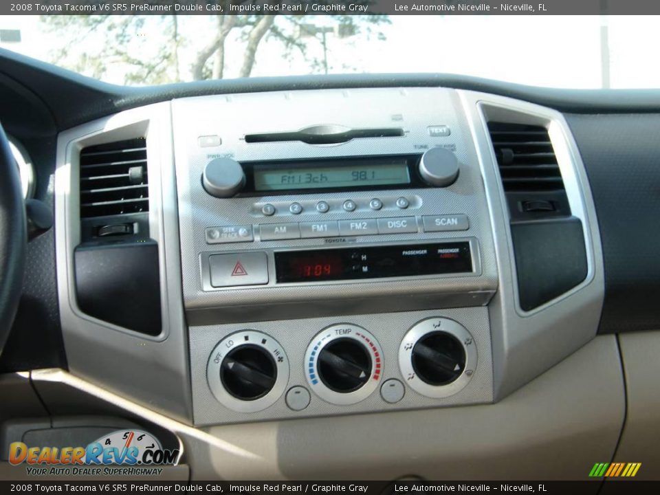 2008 Toyota Tacoma V6 SR5 PreRunner Double Cab Impulse Red Pearl / Graphite Gray Photo #20
