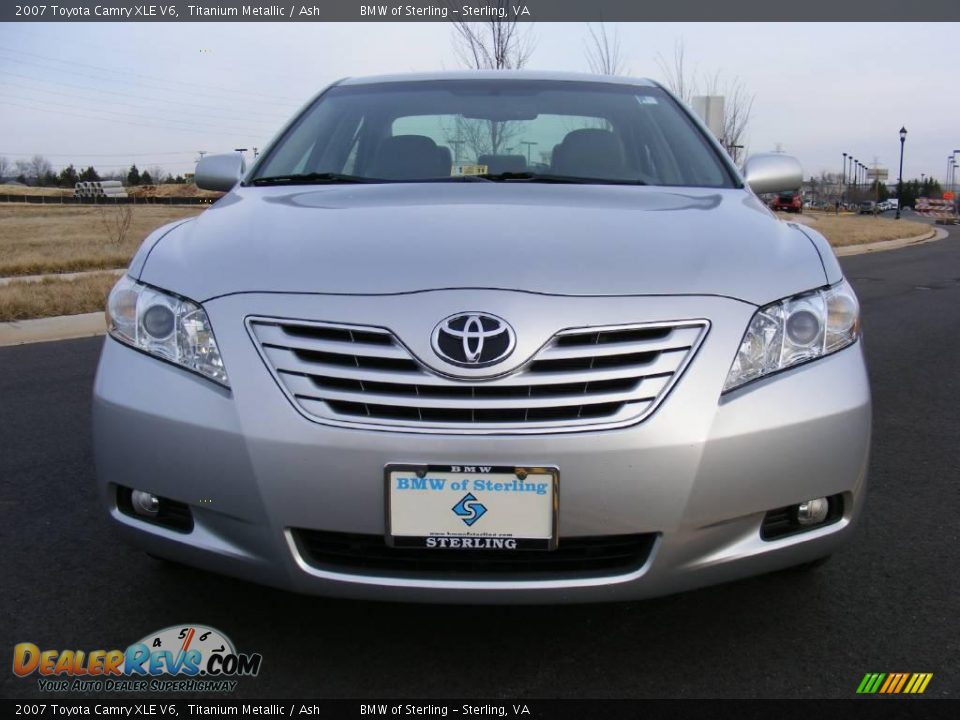 2007 Toyota Camry XLE V6 Titanium Metallic / Ash Photo #2