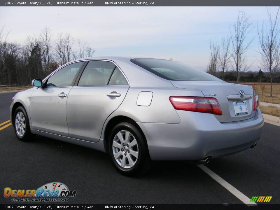 2007 Toyota Camry XLE V6 Titanium Metallic / Ash Photo #7