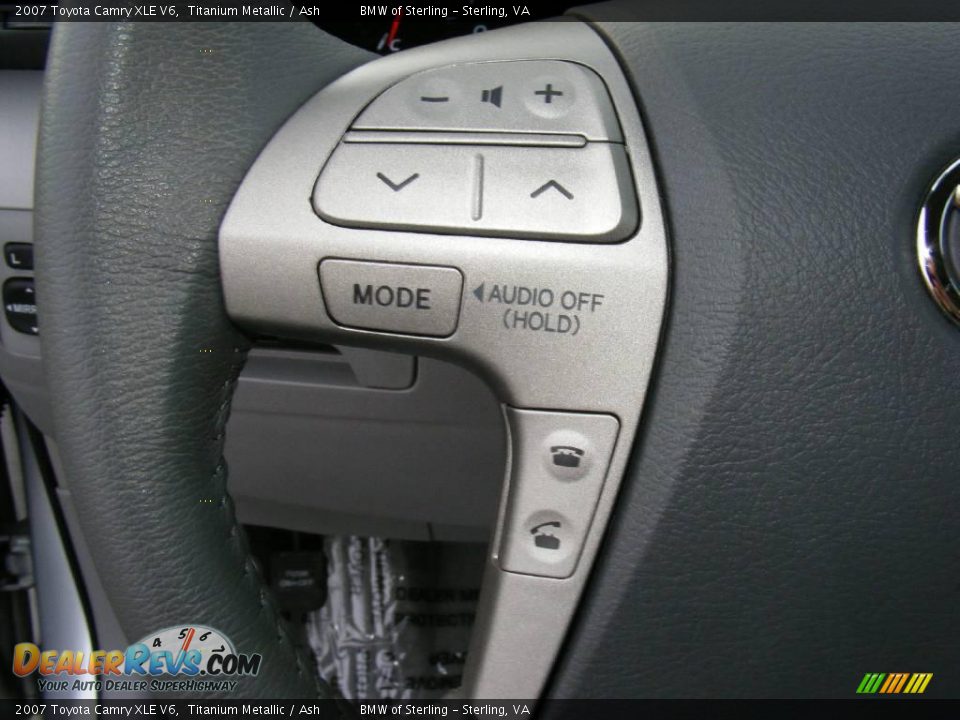 2007 Toyota Camry XLE V6 Titanium Metallic / Ash Photo #11