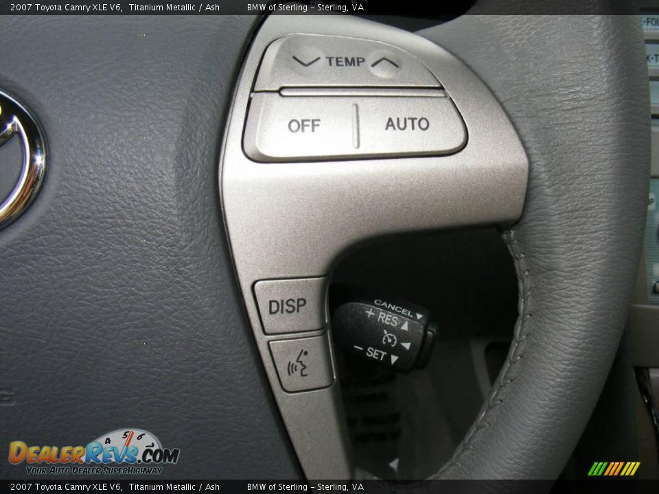 2007 Toyota Camry XLE V6 Titanium Metallic / Ash Photo #12
