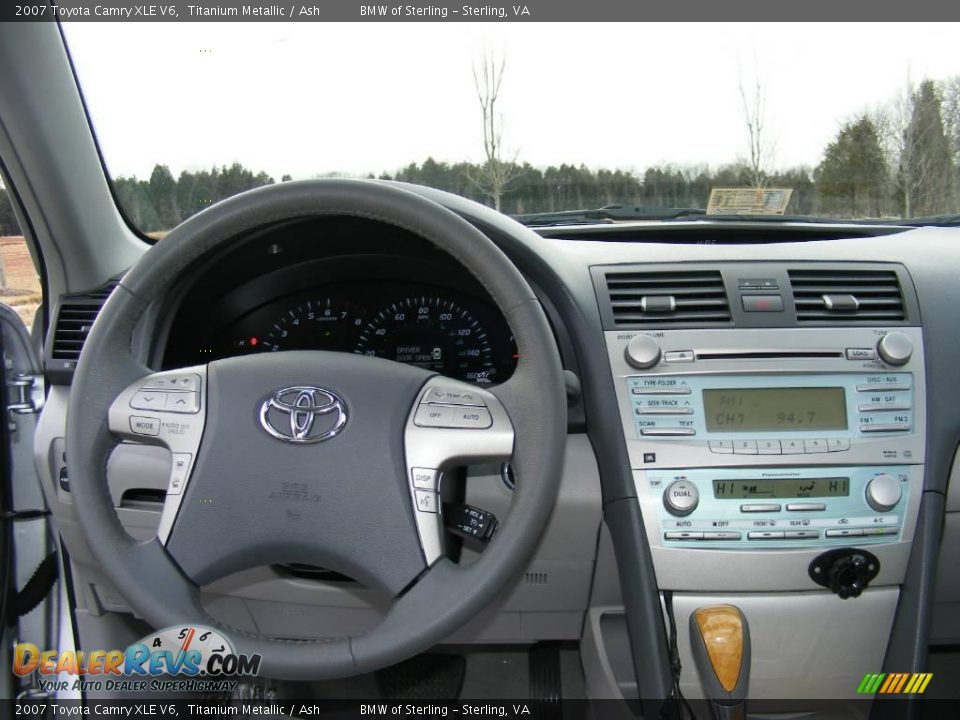 2007 Toyota Camry XLE V6 Titanium Metallic / Ash Photo #13