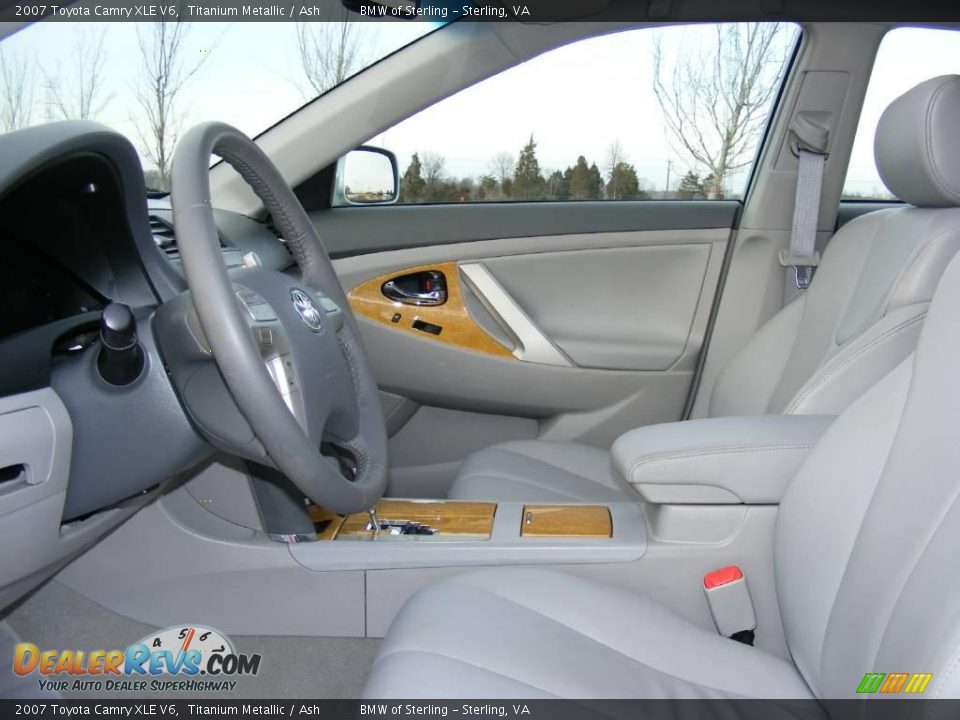 2007 Toyota Camry XLE V6 Titanium Metallic / Ash Photo #15