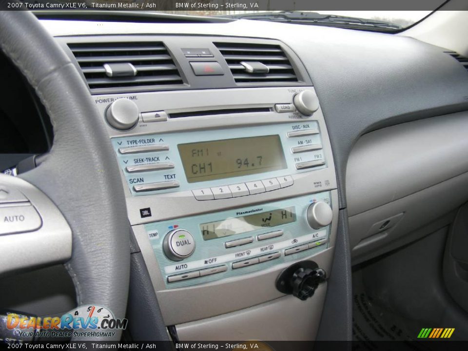 2007 Toyota Camry XLE V6 Titanium Metallic / Ash Photo #27
