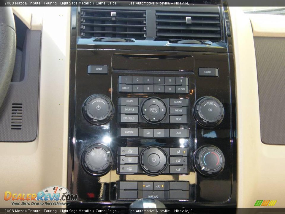 2008 Mazda Tribute i Touring Light Sage Metallic / Camel Beige Photo #20