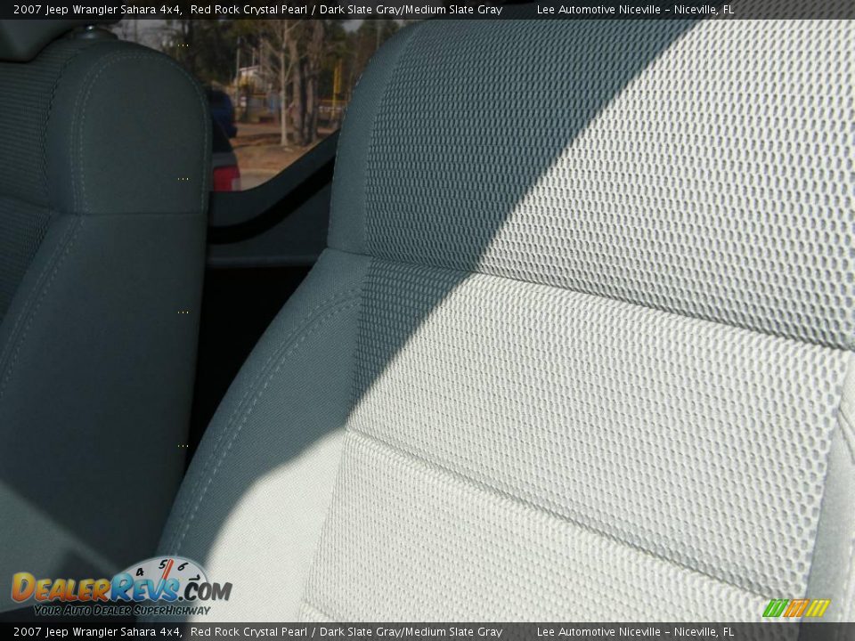 2007 Jeep Wrangler Sahara 4x4 Red Rock Crystal Pearl / Dark Slate Gray/Medium Slate Gray Photo #14