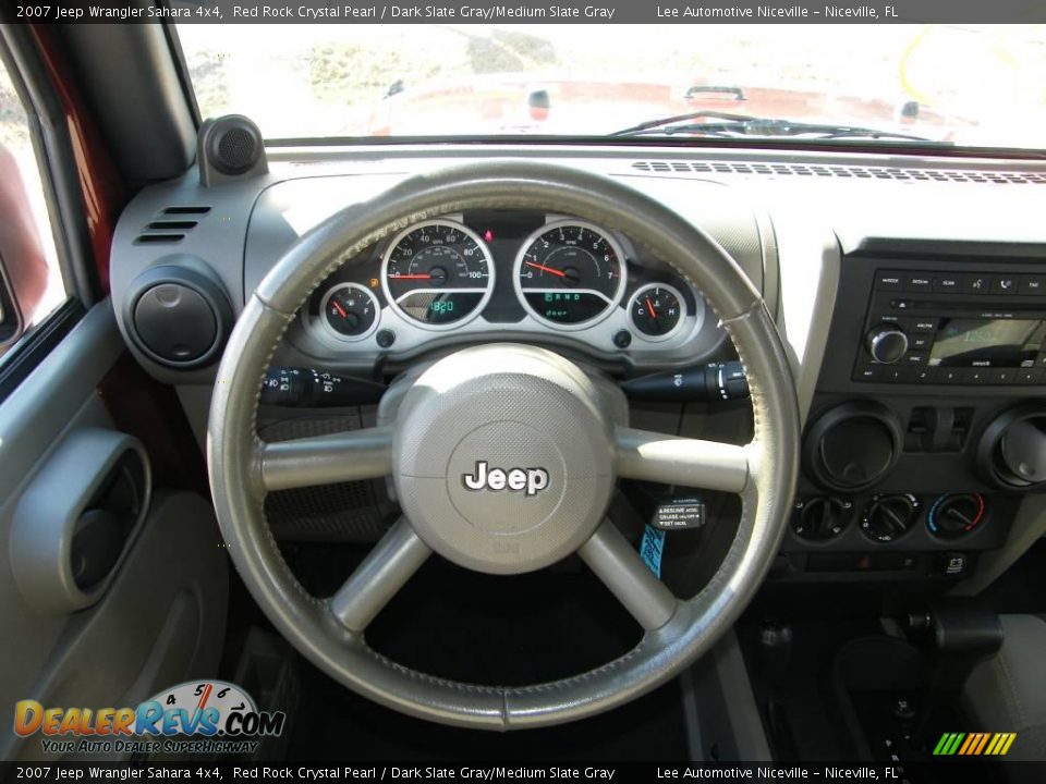 2007 Jeep Wrangler Sahara 4x4 Red Rock Crystal Pearl / Dark Slate Gray/Medium Slate Gray Photo #19