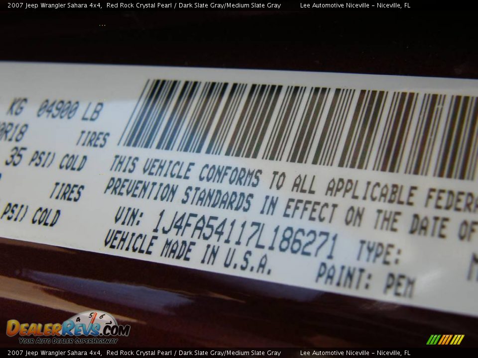2007 Jeep Wrangler Sahara 4x4 Red Rock Crystal Pearl / Dark Slate Gray/Medium Slate Gray Photo #27